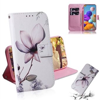 Pattern Printing PU Leather Wallet Phone Case for Samsung Galaxy A21s