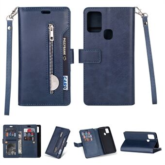 Multi-function Leather Wallet Stand Cover Case for Samsung Galaxy A21s