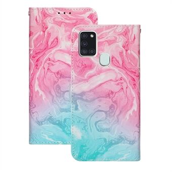 Pattern Printing Leather Wallet Case for Samsung Galaxy A21s