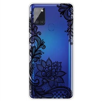 Patterned Blue Style TPU Phone Case for Samsung Galaxy A21s