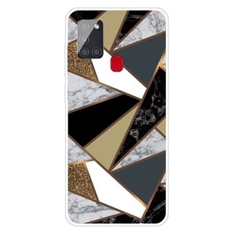 Soft TPU Marble Pattern Printing Protector Cover for Samsung Galaxy A21s