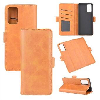 Magnet Adsorption Leather Wallet Stand Phone Case for Samsung Galaxy Note 20