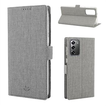 VILI DMK Cross Texture Double Magnetic Clasp Leather Wallet Covering Case for Samsung Galaxy Note 20/Note 20 5G