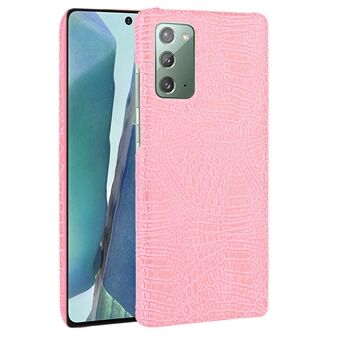 Crocodile Texture PU Leather Coated PC Cover for Samsung Galaxy Note 20/Galaxy Note 20 5G