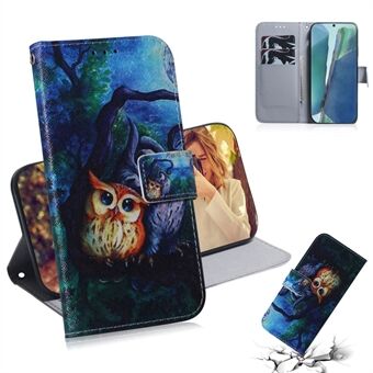 Pattern Printing PU Leather Wallet Case for Samsung Galaxy Note 20 5G / Galaxy Note 20