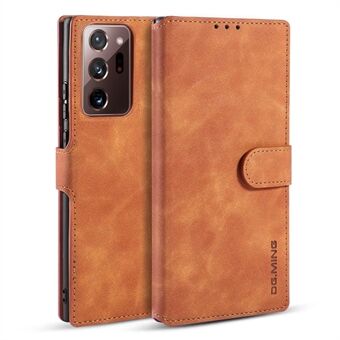 DG.MING Retro Leather Wallet Stand Cover for Samsung Galaxy Note20 Ultra/Note20 Ultra 5G