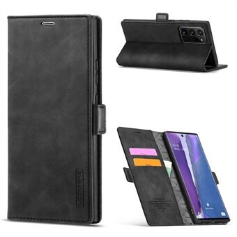 LC.IMEEKE LC Strong Magnetic Series Leather Wallet Phone Protective Shell for Samsung Galaxy Note20 Ultra/Note20 Ultra 5G