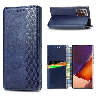 Auto-Absorbed Diamond Effect Leather Phone Cover Case for Samsung Galaxy Note 20 Ultra/Note 20 Ultra 5G