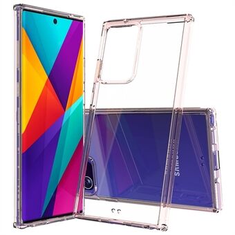 Anti-Scratch Ultra Clear Acrylic + Colorful TPU Edge Hybrid Case for Samsung Galaxy Note20 Ultra/Note20 Ultra 5G