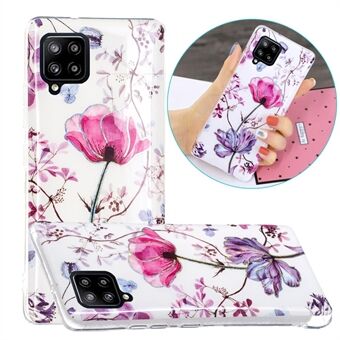 Marble Pattern Printing IMD Design TPU Cover for Samsung Galaxy A42 5G