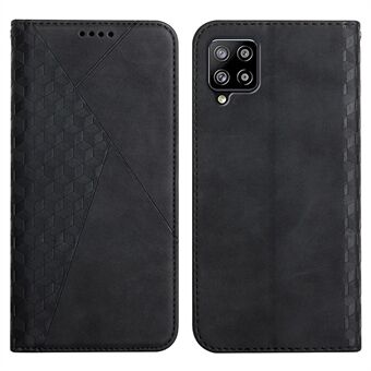 Geometric Pattern Magnetic Flip Leather Phone Case Stand Wallet Cover for Samsung Galaxy A42 5G