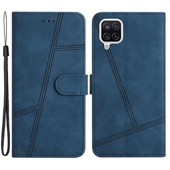 Shockproof Phone Cover for Samsung Galaxy A42 5G, Retro Style Skin-touch Feeling PU Leather Wallet Stand Phone Case