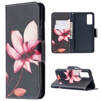 Pattern Printing Case Wallet Stand Leather Cover Protector for Samsung Galaxy S20 FE 4G/FE 5G/S20 Lite/S20 FE 2022