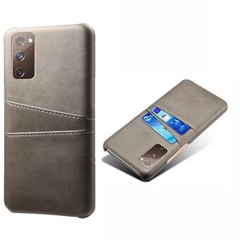 KSQ for Samsung Galaxy S20 FE 4G/FE 5G/S20 Lite/S20 FE 2022 PU Leather + Plastic Shell with Card Holder Slots