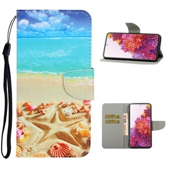 For Samsung Galaxy S20 FE/Fan Edition/S20 FE 5G/Fan Edition 5G/S20 Lite/S20 FE 2022 Pattern Printing Flip Leather Wallet Protective Case