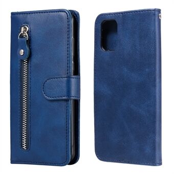 Zipper Pocket Leather Wallet Stand Case for Samsung Galaxy S20 FE 4G/5G/2022/S20 Lite