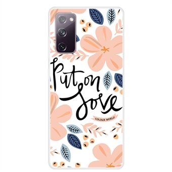 Pattern Printing TPU Phone Soft Case for Samsung Galaxy S20 FE 4G/5G/2022/S20 Lite