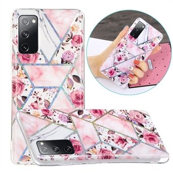 Marble Pattern Printing IMD Design TPU Cover for Samsung Galaxy S20 FE 4G/FE 5G/S20 Lite/S20 FE 2022