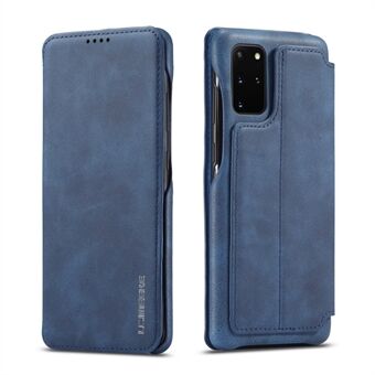 LC.IMEEKE Retro Style Leather Phone Case Cover with Card Holder for Samsung Galaxy S20 FE 4G/FE 5G/S20 Lite/S20 FE 2022