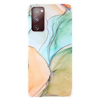 Laser Marble IMD TPU + PC Fall Protection Mobile Phone Case Cover for Samsung Galaxy S20 FE 2022/S20 FE/S20 FE 5G/S20 Lite