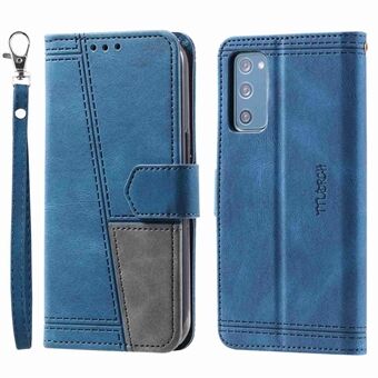 TTUDRCH For Samsung Galaxy S20 FE 2022/S20 FE/S20 Fan Edition/S20 FE 5G/S20 Fan Edition 5G/S20 Lite 004 Splicing PU Leather RFID Blocking Stand Wallet Phone Case with Strap