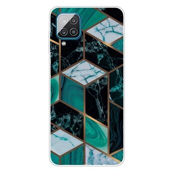 Clear TPU Marble Pattern Printing Design Case for Samsung Galaxy A12