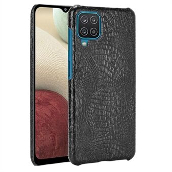 Crocodile Leather Coated  PC Phone Case Cover for Samsung Galaxy M12 / A12