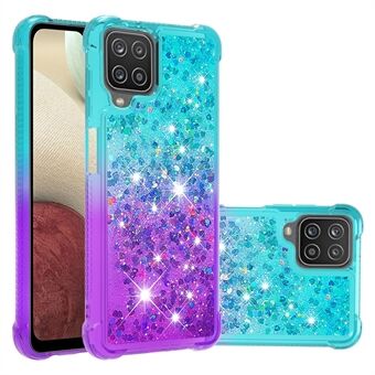 Shockproof Gradient Quicksand TPU Shell for Samsung Galaxy A12