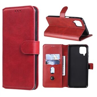 Classic Wallet Stand Flip Leather Phone Case for Samsung Galaxy A12