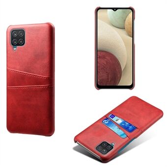 KSQ PC + PU Leather Coated Case with 2 Card Slots for Samsung Galaxy A12