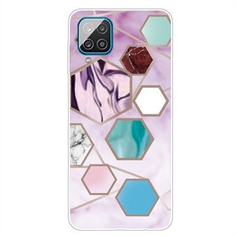 Marble Pattern Soft TPU Phone Case for Samsung Galaxy A12