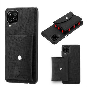 VILI T Series Movable Magnetic Absorption Wallet Leather Skin TPU Shell for Samsung Galaxy A12 5G