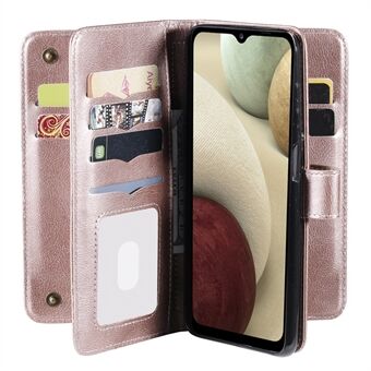 Wallet Design Multi-function 10 Card Slots Shell for Samsung Galaxy A12