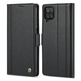 LC.IMEEKE Drop-proof Full Protection PU Leather Wallet Stand Phone Case Cover for Samsung Galaxy A12 5G