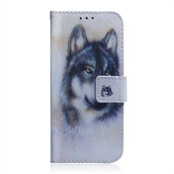 Pattern Printing PU Leather Wallet Stand Protection Casing for Samsung Galaxy S21 5G