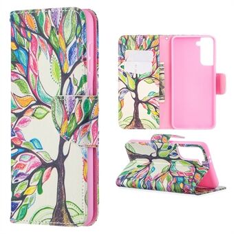 Faddish Pattern Printing Stand Case Cover for Samsung Galaxy S21 5G