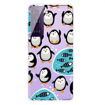 Pattern Printing IMD TPU Cell Phone Case for Samsung Galaxy S21 5G Soft Cover