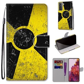 Stand Leather Case New Patterned Cover for Samsung Galaxy S21