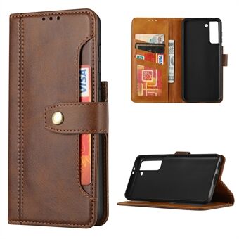 Wallet Stand Leather Protective Smartphone Cover for Samsung Galaxy S21+ 5G