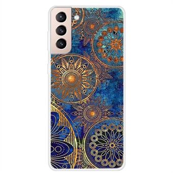 Pattern Printing Flexible Anti-Drop TPU Phone Cover Case for Samsung Galaxy S21 5G