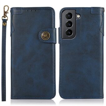 KHAZNEH Shockproof PU Leather Wallet Stand Phone Cover for Samsung Galaxy S21 5G