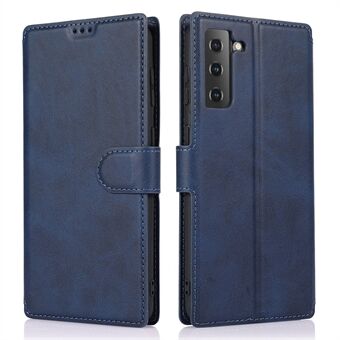 Shockproof Leather Stand Wallet Cover Cell Phone Case Protector for Samsung Galaxy S21 5G