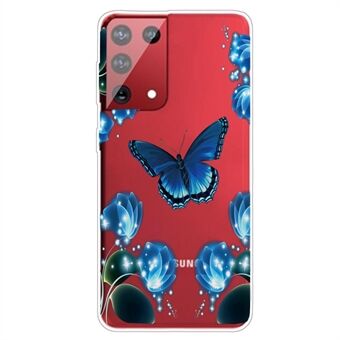 High Transparent Pattern Printing TPU Phone Case for Samsung Galaxy S21 Ultra 5G