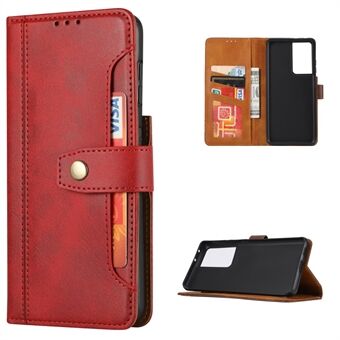 Wallet Stand Leather Protective Phone Case for Samsung Galaxy S21 Ultra 5G