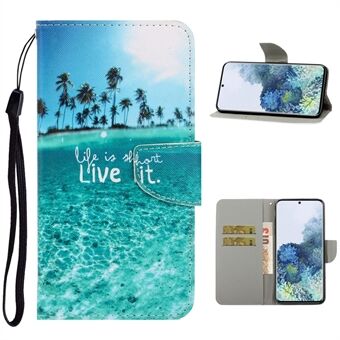 PU Leather Wallet Stand Phone Case for Samsung Galaxy S21 Ultra 5G