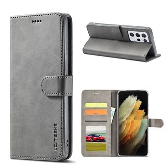 LC.IMEEKE for Samsung Galaxy S21 Ultra 5G Stand Protective Leather Wallet Case