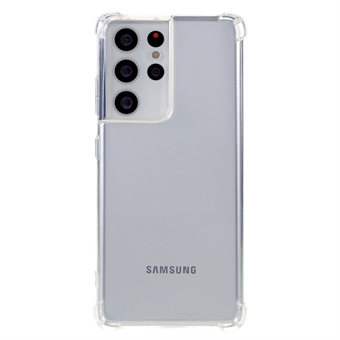 Precise Cut-out 1.5mm Thickend Clear Fall-proof TPU Phone Case Shell for Samsung Galaxy S21 Ultra 5G