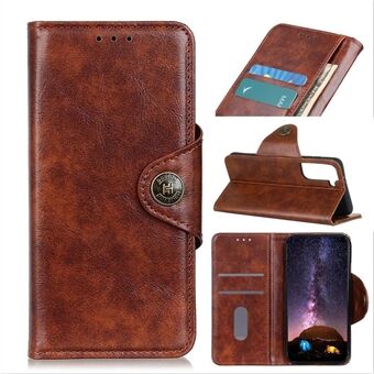 Wallet Stand PU Leather Mobile Phone Case for Samsung Galaxy S21+