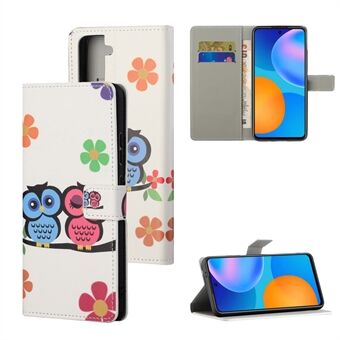 Pattern Printing Cover Leather Wallet Stand Case for Samsung Galaxy S30+/S21+