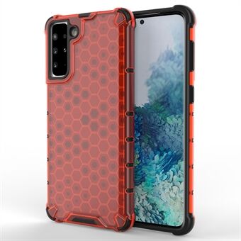 Honeycomb Pattern Shock-proof TPU + PC Combo Case for Samsung Galaxy S21+ 5G